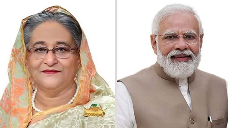 নরেন্দ্র মোদির সঙ্গে টেলিফোন আলাপ শেখ হাসিনার