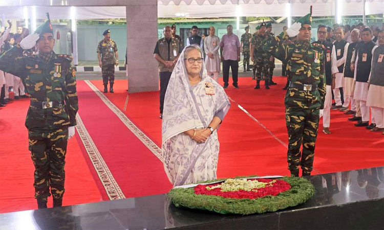 ঐতিহাসিক ৬ দফা দিবসে বঙ্গবন্ধুর প্রতি প্রধানমন্ত্রীর শ্রদ্ধা