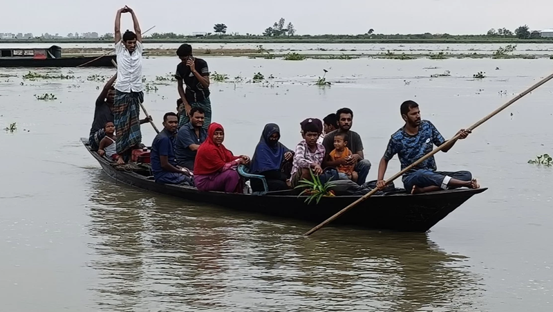 কুড়িগ্রামে বিপৎসীমার ওপর ১৬ নদীর পানি