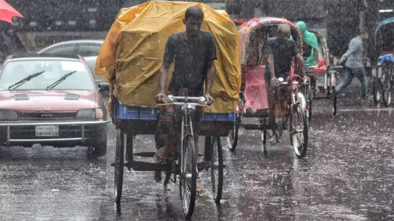 দেশজুড়ে হালকা থেকে মাঝারি বৃষ্টিপাতের সম্ভাবনা