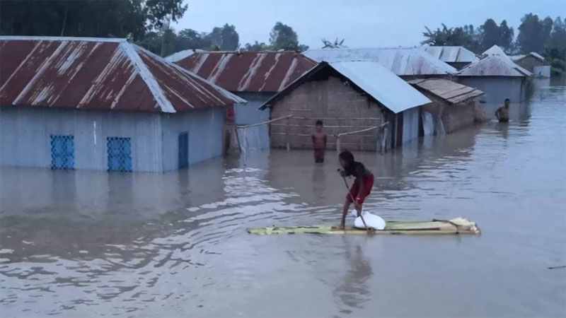 কুড়িগ্রামে বন্যায় ৩৪১ শিক্ষাপ্রতিষ্ঠান বন্ধ