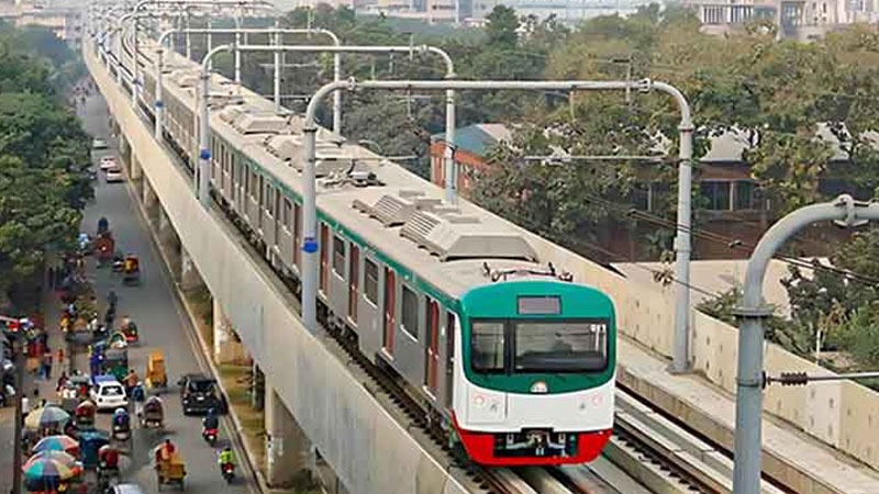 ২৫ আগস্ট থেকে চালু হতে পারে মেট্রোরেল