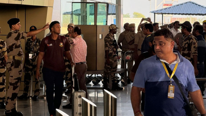 কড়া নিরাপত্তায় কানপুর পৌঁছেছে টাইগাররা
