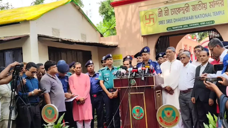 দুর্গাপূজায় দেশজুড়ে তিন স্তরের নিরাপত্তার নিশ্চয়তা আইজিপির
