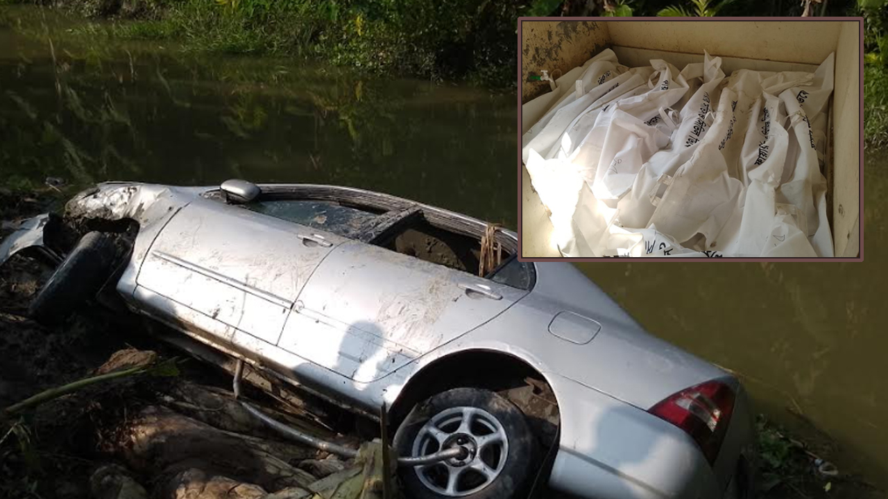 নিয়ন্ত্রণ হারিয়ে প্রাইভেটকার খালে, একই পরিবারের ৪ জনসহ নিহত ৮