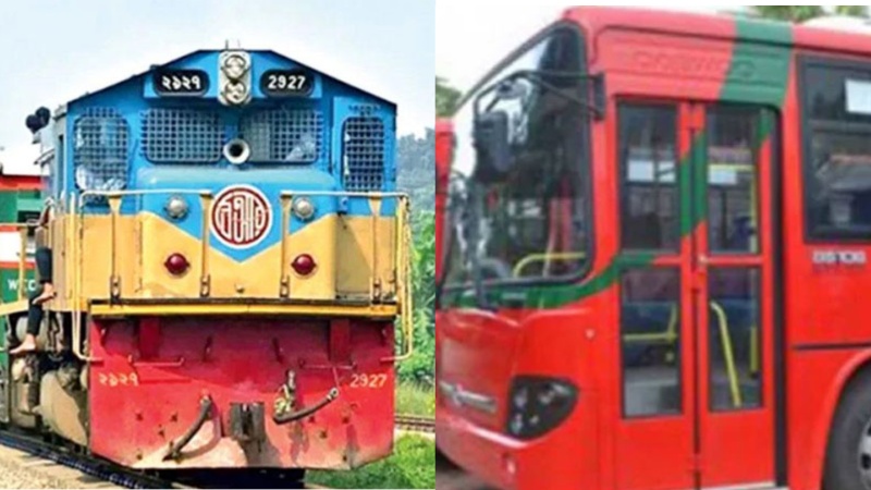 যাত্রা বাতিল হওয়া ট্রেনের টিকিটেই বিআরটিসি বাসে ভ্রমণ করা যাবে