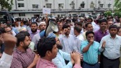 চাকরি অধ্যাদেশ বাতিল দাবিতে ফের সচিবালয়ে বিক্ষোভ