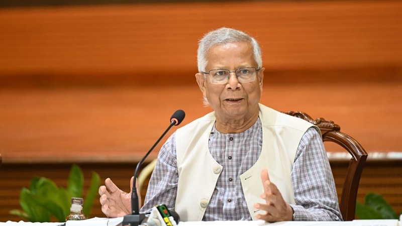 রাজনৈতিক দলগুলোর সঙ্গে ঐকমত্যের মাধ্যমে জুলাই সনদ ঘোষণা: প্রধান উপদেষ্টা