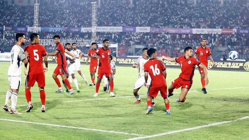 দারুণ লড়েও সিঙ্গাপুরের কাছে বাংলাদেশের হার