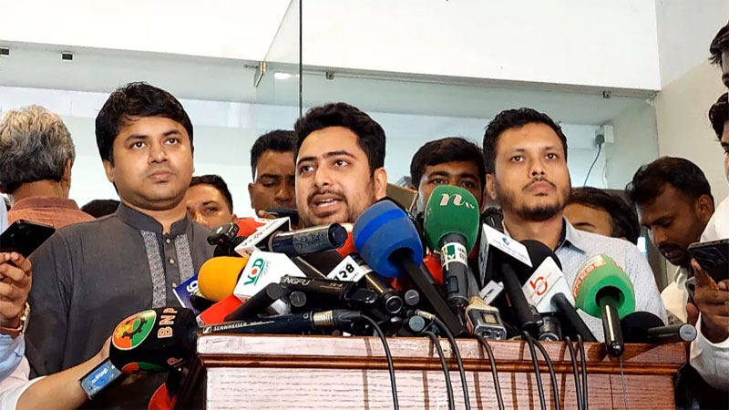 সাংবিধানিক প্রতিষ্ঠানগুলোতে আগের নিয়ম সমর্থন করি না: নাহিদ ইসলাম