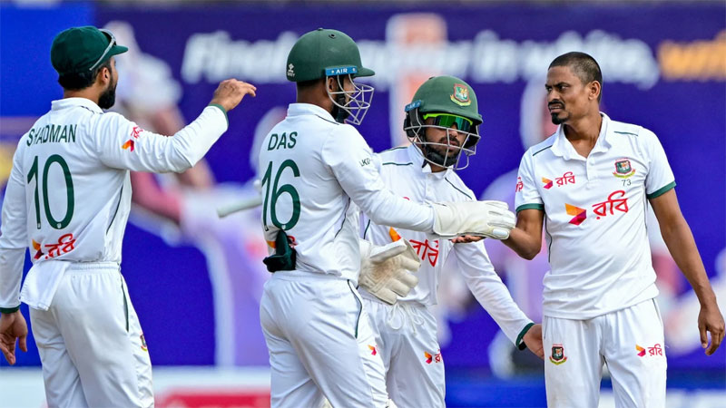 শান্তর রেকর্ড গড়া ম্যাচে ড্র করল বাংলাদেশ