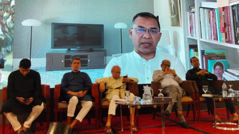 অন্যায়কারীদের সরকার প্রশ্রয় দিচ্ছে কি না, প্রশ্ন তারেক রহমানের